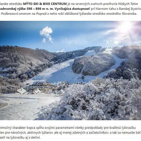 Myto Chopok, Tereza, Free Parking, Wifi *