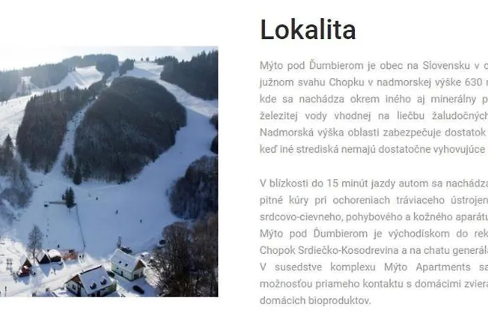 Myto Chopok, Tereza, Free Parking, Wifi Mýto pod Ďumbierom